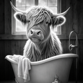 Bath Time Highland